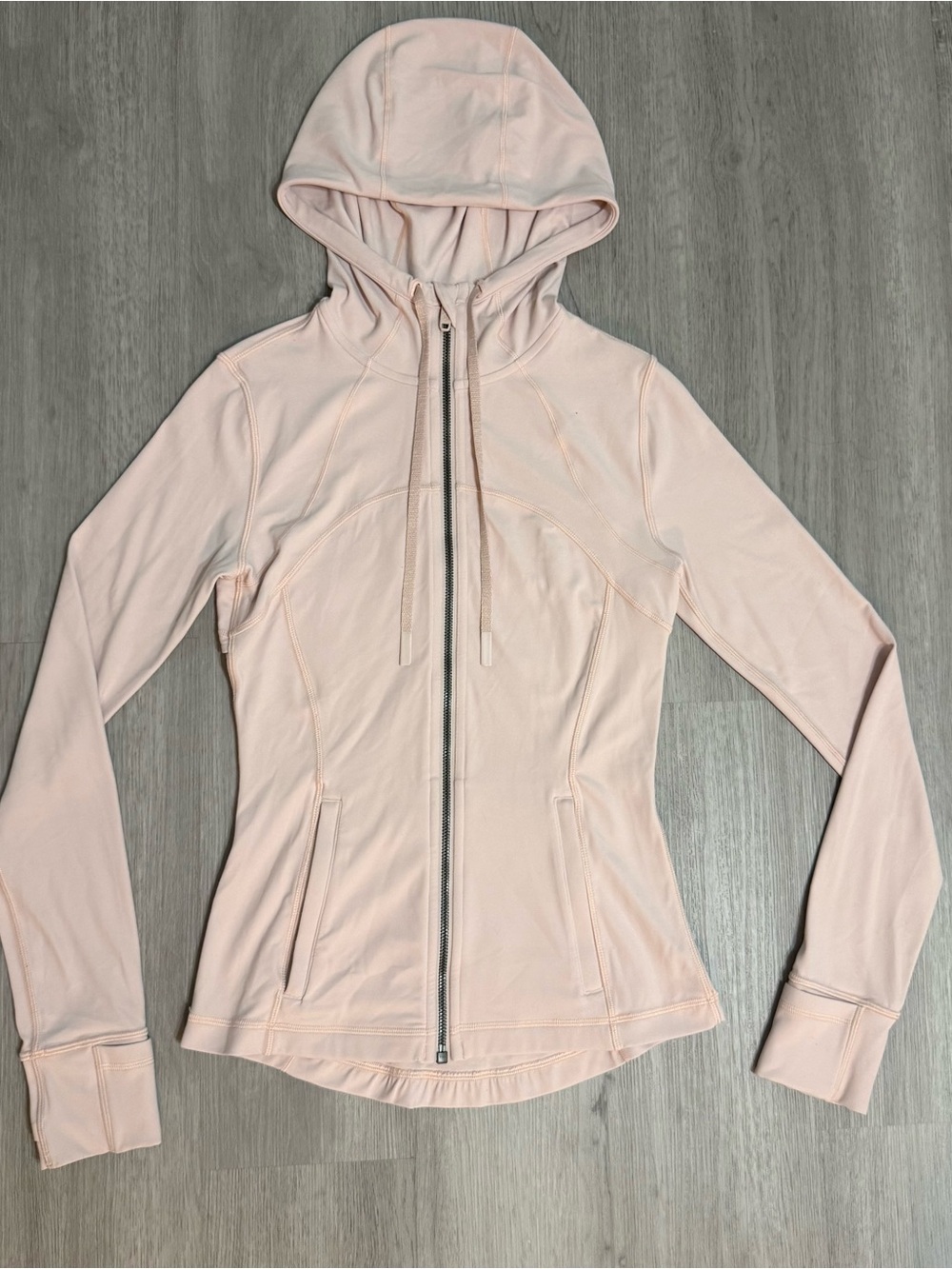 Lululemon Hooded Nulu Define Jacket Feather Pink Size 4